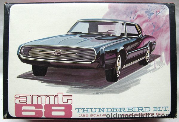 AMT 1/25 1968 Ford Thunderbird - Stock or Custom, 6228-200 plastic model kit
